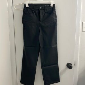 BLANK NYC Black Coated Jeans